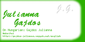 julianna gajdos business card